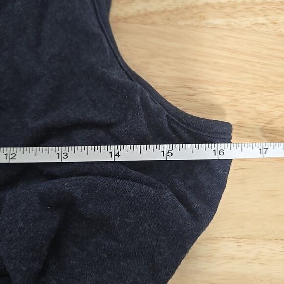 Anthropologie Amadi Cross Wrap Dress Navy & Coral Colorblock Dress Size Medium - Picture 6 of 10